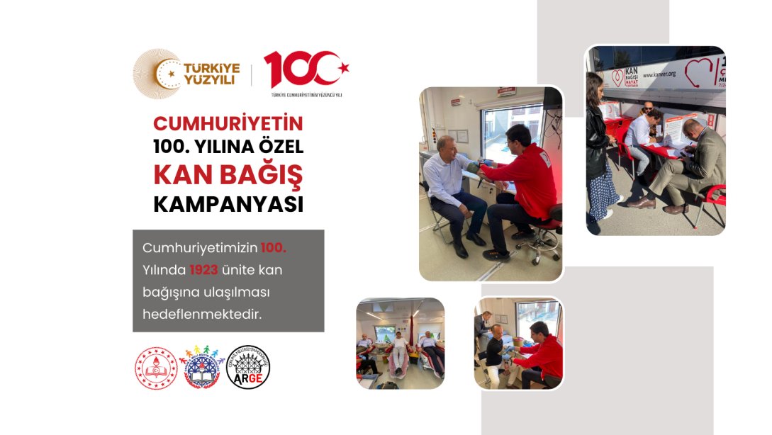 Çorum İl Milli Eğitim Müdürlüğü ve Kızılay Derneği Çorum Şubesi ile kan bağışı kampanyaları gerçekleştirilmeye başlandı.